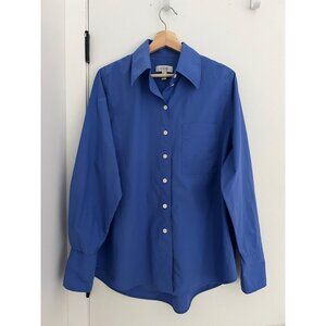COS oversized long shirt blue - size 10 - great condition